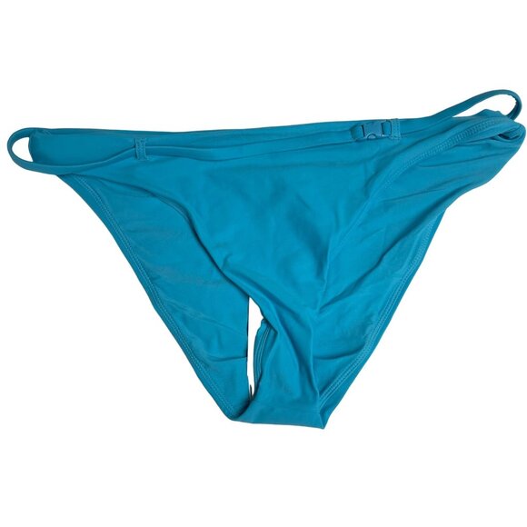 Andie The Riviera Bikini Bottom Blue Sz LG - Picture 1 of 8